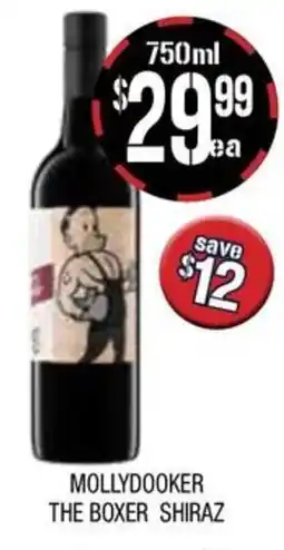 Farmer Jack's Mollydooker the boxer shiraz offer