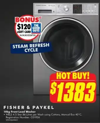 The Good Guys Front Load Washer offer