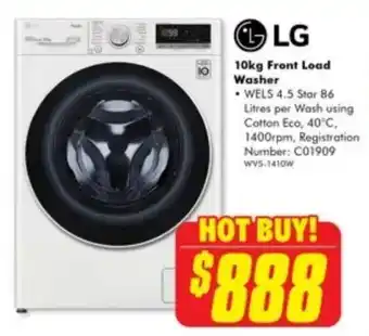 The Good Guys Front Load Washer offer