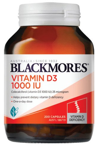 ePharmacy Blackmores vitamin d3 1000 iu 200 capsules offer