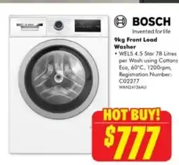 The Good Guys Front Load Washer offer