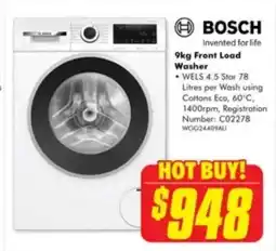 The Good Guys Front Load Washer offer