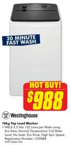 The Good Guys Top Load Washer offer