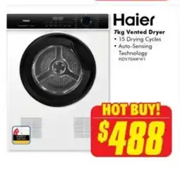 The Good Guys Vented Dryer offer