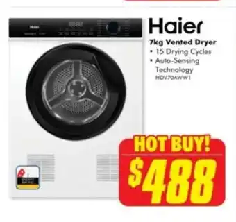 The Good Guys Vented Dryer offer