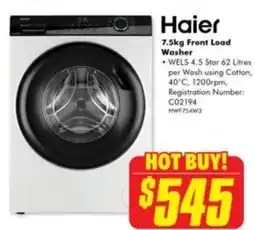 The Good Guys Front Load Washer offer