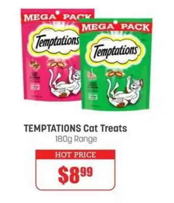 Pets Domain TEMPTATIONS Cat Treats offer