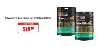 Pets Domain SavourLife Australian Natural Dental Bars offer