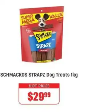 Pets Domain SCHMACKOS STRAPZ Dog Treats offer