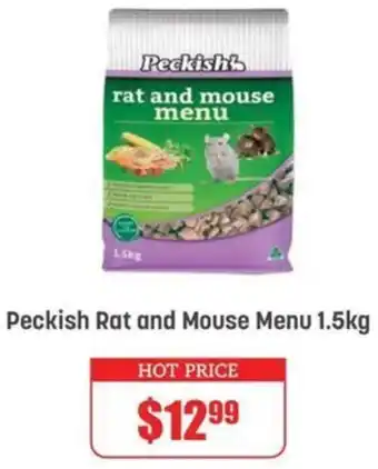 Pets Domain Peckish Rat and Mouse Menu offer