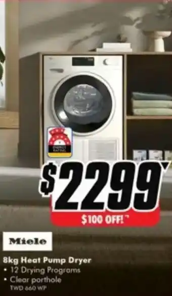 The Good Guys Heat Pump Dryer offer