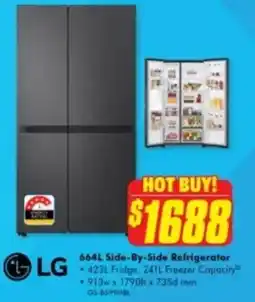 The Good Guys Side-By-Side Refrigerator offer