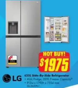 The Good Guys Side-By-Side Refrigerator offer