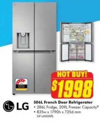 The Good Guys French Door Refrigerator offer