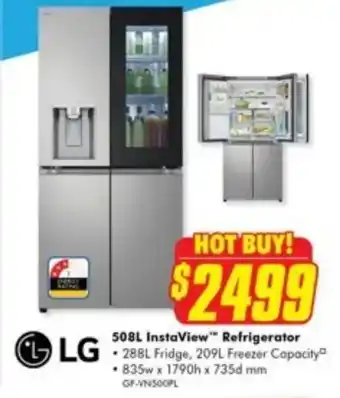 The Good Guys InstaView™ Refrigerator offer