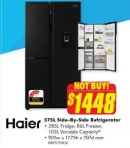 The Good Guys Side-By-Side Refrigerator offer