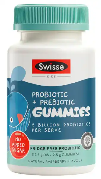 ePharmacy Swisse kids probiotic + prebiotic 45 gummies offer
