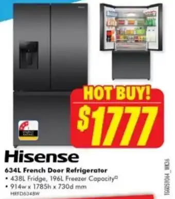 The Good Guys French Door Refrigerator offer