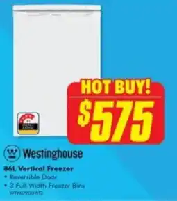 The Good Guys Vertical Freezer offer