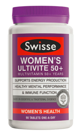 ePharmacy Swisse women’s ultivite 50+ 90 tablets offer