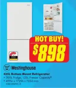 The Good Guys Bottom Mount Refrigerator offer