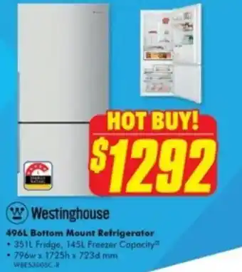 The Good Guys Bottom Mount Refrigerator offer