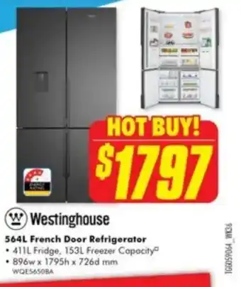 The Good Guys French Door Refrigerator offer