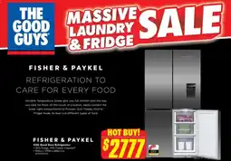 The Good Guys Quad Door Refrigerator offer