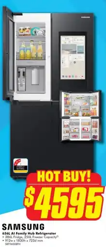 The Good Guys Al Family Hub Refrigerator offer