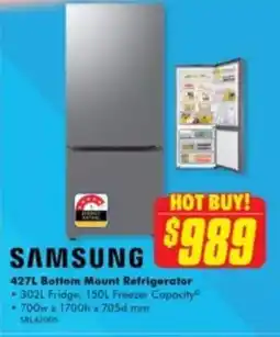 The Good Guys Bottom Mount Refrigerator offer