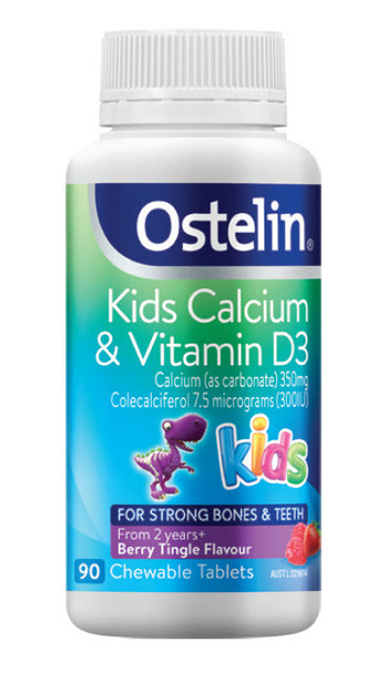 ePharmacy Ostelin kids calcium & vitamin d3 90 chewable tablets offer