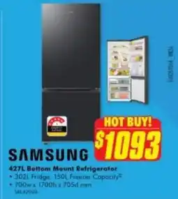 The Good Guys Bottom Mount Refrigerator offer