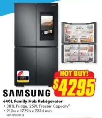 The Good Guys Family Hub Refrigerator offer