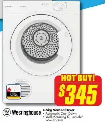 The Good Guys Vented Dryer offer