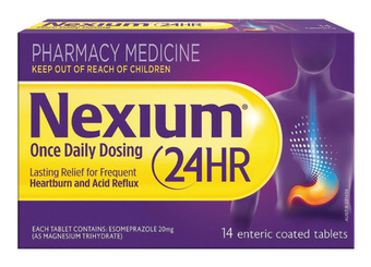 Nexium 24hr 20mg 14 tablets
