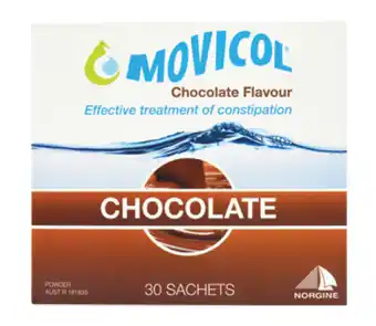 Movicol powder sachets 13g chocolate 30
