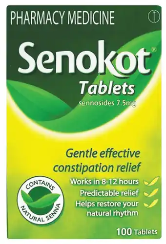 Senokot 100 tablets