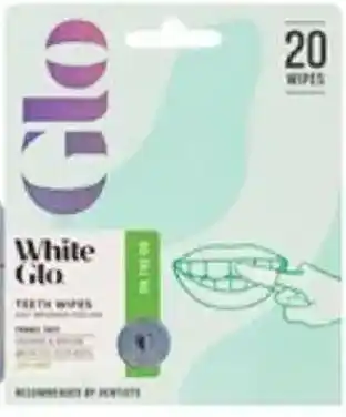 Priceline White Glo Teeth Wipes offer