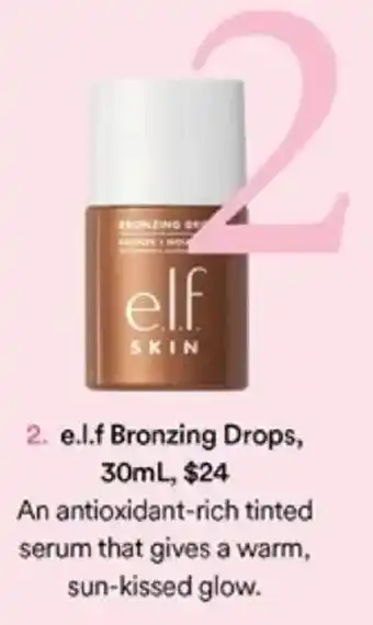 Priceline e.l.f Bronzing Drops, , offer