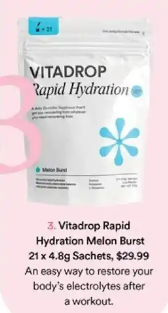 Priceline Vitadrop Rapid Hydration Melon Burst offer