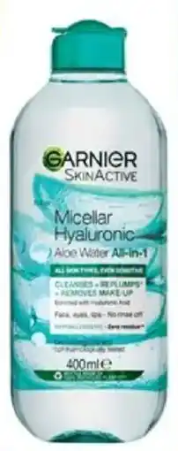 Priceline Garnier skinactive micellar hyaluronic aloe water all-in-1 offer