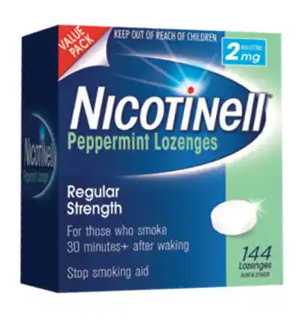 ePharmacy Nicotinell lozenges mint 2mg 144 exclusive size offer