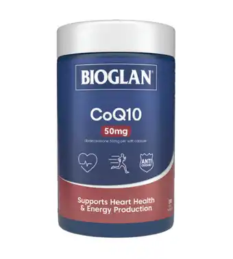 ePharmacy Bioglan coq10 50mg 200 soft capsules offer