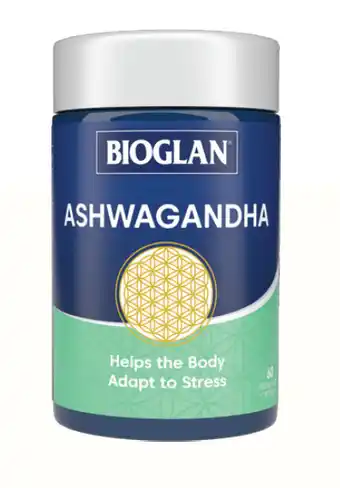 ePharmacy Bioglan ashwagandha 60 vegan capsules offer
