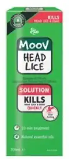 Priceline Ego Moov Head Lice Solution , offer