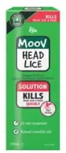 Priceline Ego Moov Head Lice Solution , offer