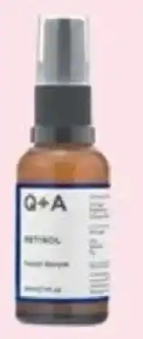 Priceline Q+A Retinol Facial Serum offer