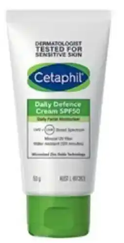 Priceline Cetaphil Daily Defence Cream SPF 50 offer