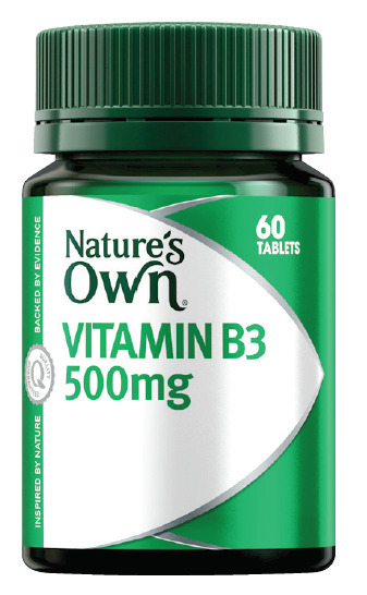 ePharmacy Nature’s own vitamin b3 500mg 60 tablets offer