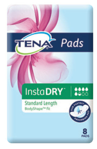 ePharmacy Tena pad instadry standard length 8 pack offer